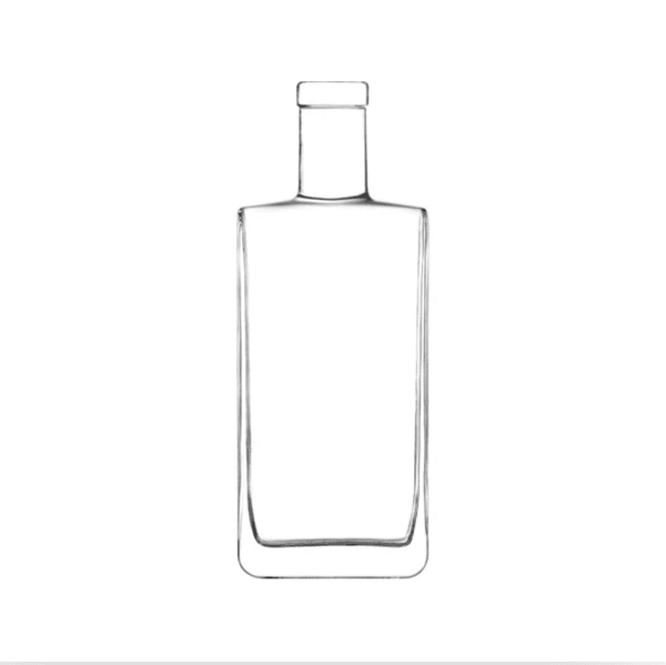 700ml Flint Long Island Bottle with Corks & Clear Shrink Capsules