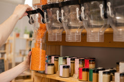 Zero Waste Shopping with Refillable Glass