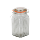 1.3 LITRE RIBBED KILNCLIP JAR ORANGESEAL