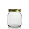 1lb Honey Jar with Gold Screw Cap