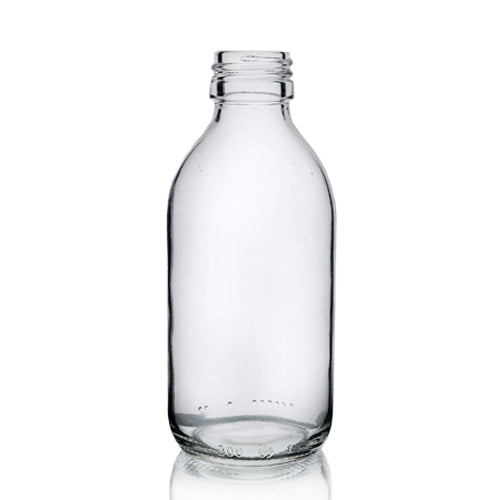 200ml Alpha Bottle with Silver Caps