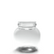 212 ml Globe Glass jar with caps