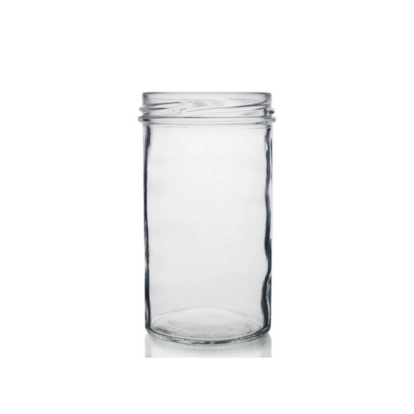 277ml Tall Bonta Jar with Red Gingham Lids