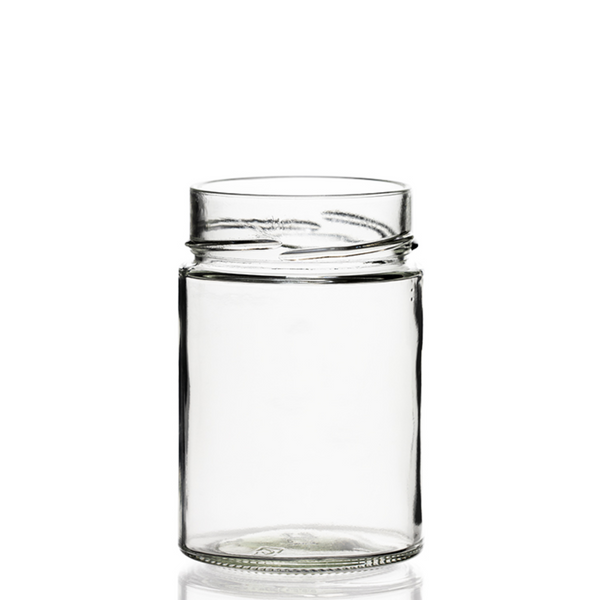 314ml Deep Neck Cylindrical Jar (Ergo) with Caps