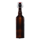 750ml Returnable Amber Beer Bottle with Crown or Swing-Stop Closure