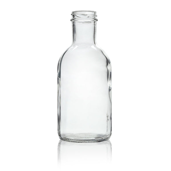 16oz (473ml) Ketchup bottle with Silver Aluminium Caps