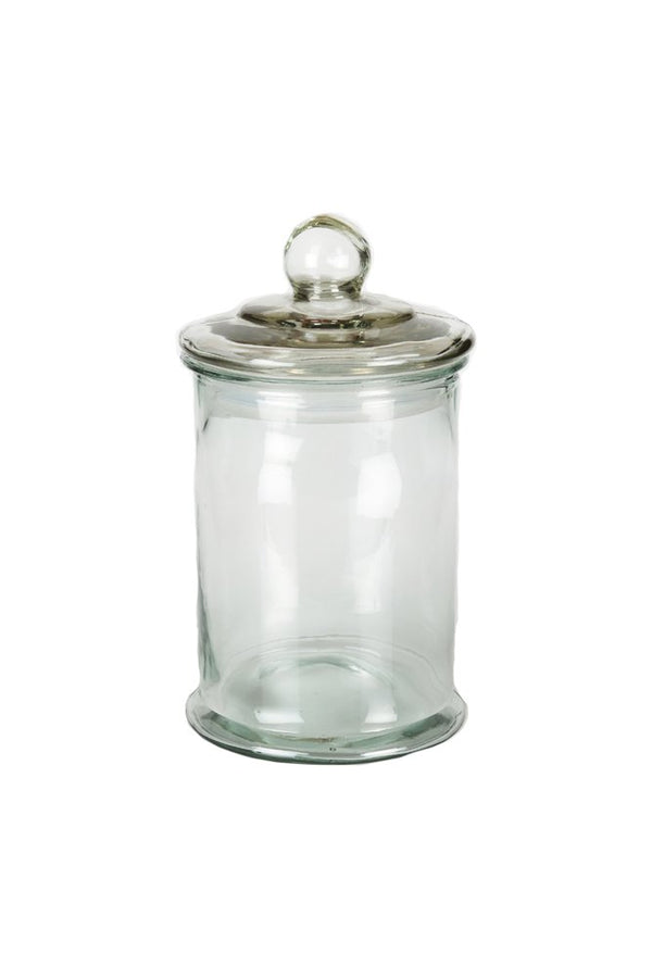 1.4L GLASS STORAGE JAR KNOB LID