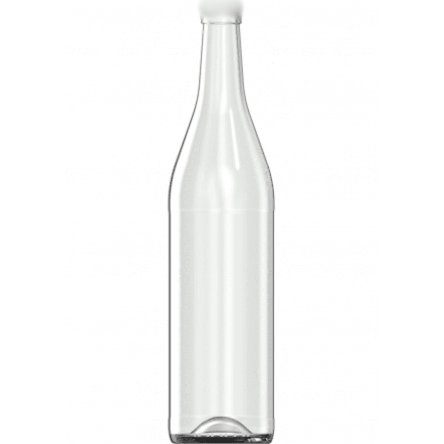 1000ml Clear Wine/Spirit Bottle with Cork – JBC Online