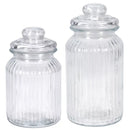 1.3L RIBBED KNOB-STOPPER JAR