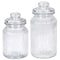 1.3L RIBBED KNOB-STOPPER JAR