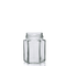 110ml Hexagonal Jar with Silver Lids