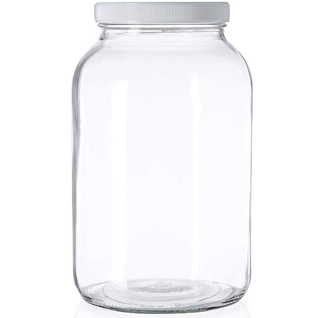 Sample Jarr 1 Gallon Jar with Silver Lid – JBC Online