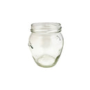 212ml Vaso Orico Glass Jar with White Caps