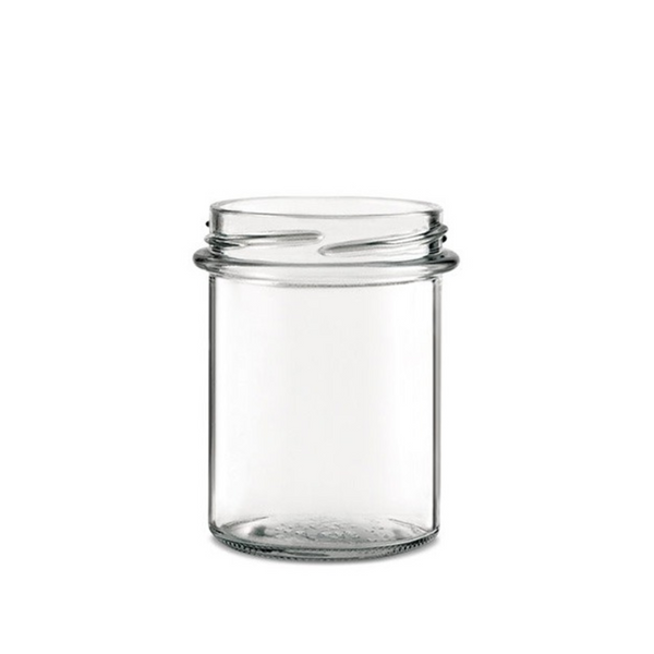 212ml Bonta Jar with White Caps