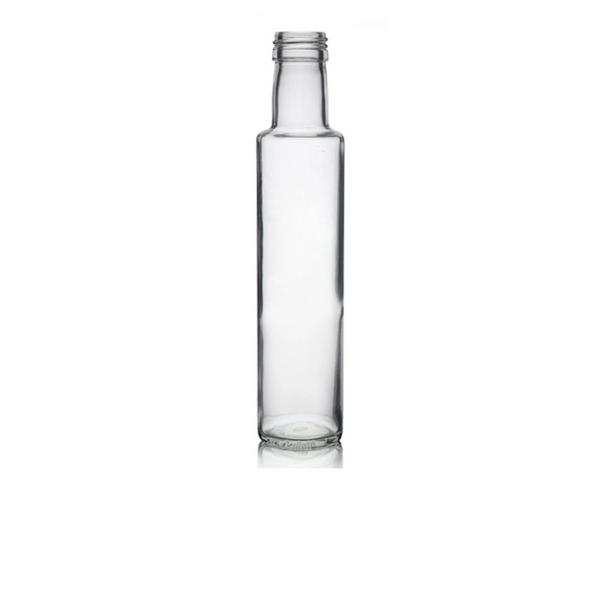 250ml Dorica Oil Bottle with Gold Oil Pourer Cap