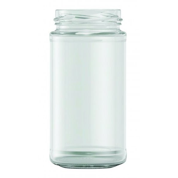 271ml Tall Jar with Green Caps