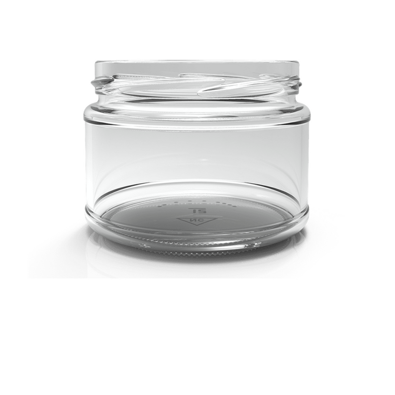282ml Round Dip Jar with Red Gingham Lids