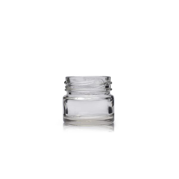 1oz Mini Jam Jar with White Caps