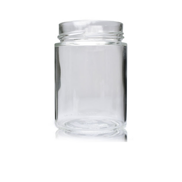 314ml Deep Neck Cylindrical Jar (Ergo) with Gold Caps