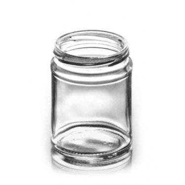 300ml Panel Jar with Gold Lids