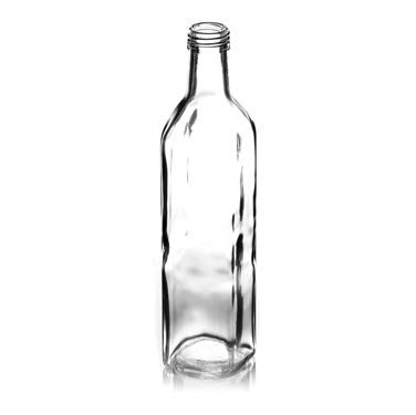 500ml Marasca Oil Bottle with Black Oil Pourer Cap