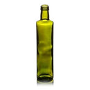 500ml Green Dorica Oil Bottle with Gold Oil Pourer Caps