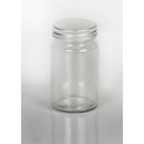 130ml (4oz) Tall Spice Jar with Black Plastic Lids