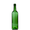 750ml Green Bordeaux Wine Bottle with Caps