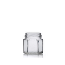 45ml Hexagonal Jar with Silver Caps