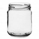 228ml Mustard Jar with Silver Caps